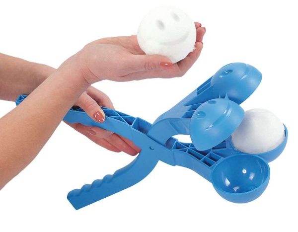 PINCE  POUR BOULE DE NEIGE BLEU 38 CM